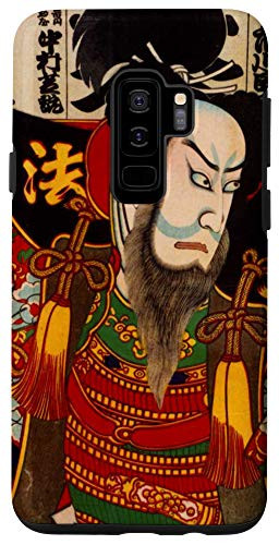 Galaxy S9 plus Japanese Warrior Samurai Vintage Woodblock Japan Art Print Case
