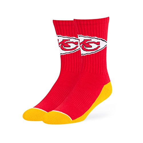 OTS NFL Kansas City Chiefs Men s Anthem Sport Sock Team Color Large OTS NFL Kansas City Chiefs Men s Anthem Sport Sock Team Color Large