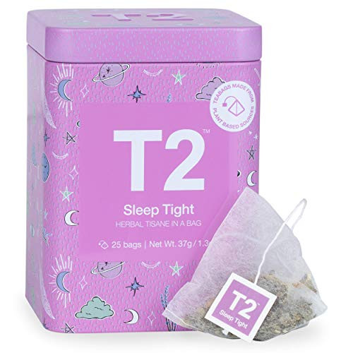 T2 Tea Sleep Tight 25 Herbal Tea Bags in Limited Edition Tin 1.3 Ounce T2 Tea Sleep Tight 25 Herbal Tea Bags in Limited Edition Tin 1.3 Ounce