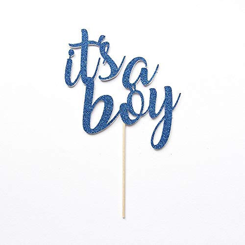 Baby Shower Party Decoration. Gender Reveal Cake Topper Its A Boy. For New Baby Boy. Baby Shower Party Decorations. Baby Shower Cake Decoration.