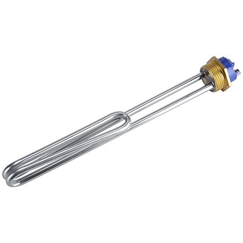 Yosoo 220V 3000W Stainless Steel Electric Immersion Heater Tube Water Heating Element Portable Electric Immersion Element Boiler Travel Water Heater for Water Coffee Tea