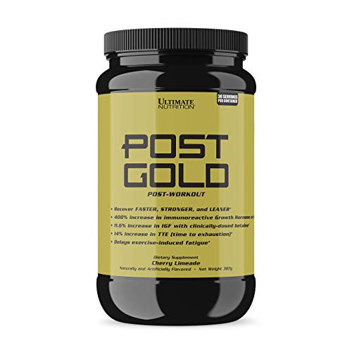 Ultimate Nutrition Post Gold Post-Workout Muscle Recovery Fatigue Reducing Powder with Glutamine Cherry Limeade Ultimate Nutrition Post Gold Post-Workout Muscle Recovery Fatigue Reducing Powder with Glutamine Cherry Limeade