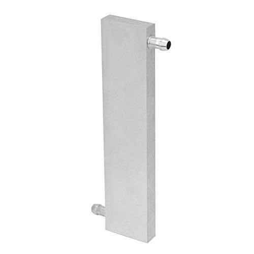 Water Cooling Block  Aluminum Water Cooling Block Liquid Water Cooler Heat Sink System for CPU Graphics Radiator Heatsink Silver 4018012mm