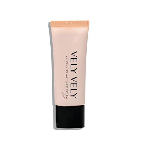 VELY VELY ZZON ZZON Water BB Cream - Moisturizing Tone Correction Glowing BB Tinted Primer Sun Block  50ml   1.69 fl oz  Light