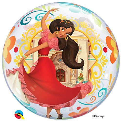Qualatex Bubble Balloon 49325 Disney Elena of Avalor, 22", Multicolored