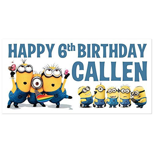 Despicable Me Minions Birthday Banner