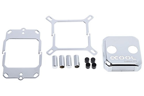 Alphacool 12698 Eisblock XPX CPU Replacement Cover - Chrome Water Cooling CPU - Water Blocks