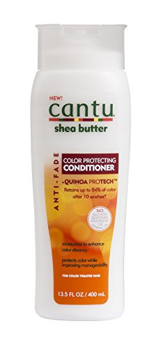 Cantu Shea Butter Anti Fade Color Protecting Conditioner with Quinoa Protein  13.5 Fluid Ounce