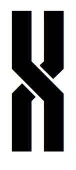 18x24 Large Army Block Letter Stencil from 4 Ply Mat Board -Army Block LetterX