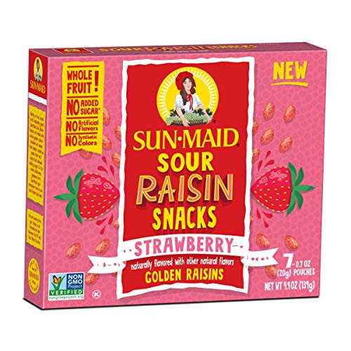 SUN-MAID Sour Raisins 0.7 OZ Strawberry 28-count SUN-MAID Sour Raisins 0.7 OZ Strawberry 28-count