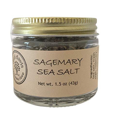 didi davis food Sagemary Flavor  Gourmet Infused Sea Salt - 1.5 oz Net Wt.
