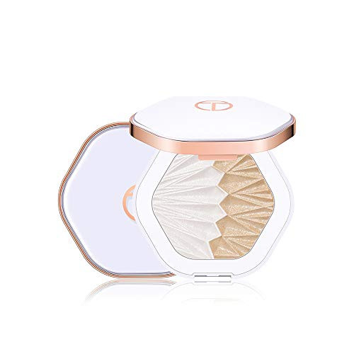 O.TWO.O Diamond Two-color Shimmer Highlighter for Blush Contour Eye Highlight Cosmetic  03 Rosy sunlight