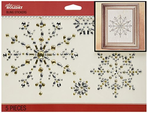 Martha Stewart Crafts Snowflake Bling Stickers