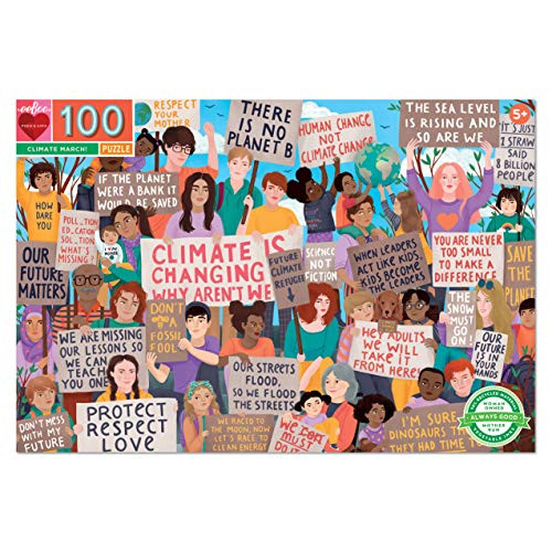 eeBoo Climate March 100 Piece Puzzle for Kids