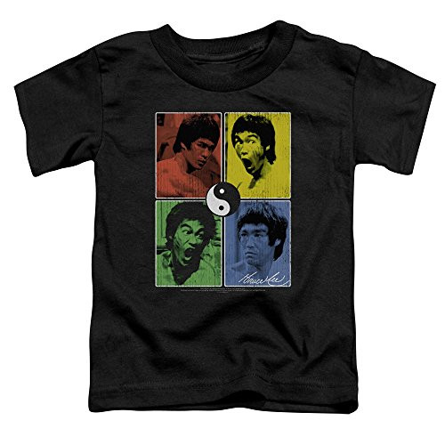 Bruce Lee - Enter Color Block Toddler T-Shirt 4T Black
