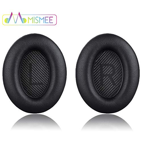 Replacement Ear Cushion Kit/Ear Pads Compatible with Bose Quiet Comfort 35 (QC35) & QuietComfort 35 II (QC35 II) Headphones, Black