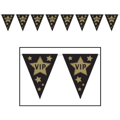 VIP Pennant Banner Party Accessory (1 count) (1/Pkg)