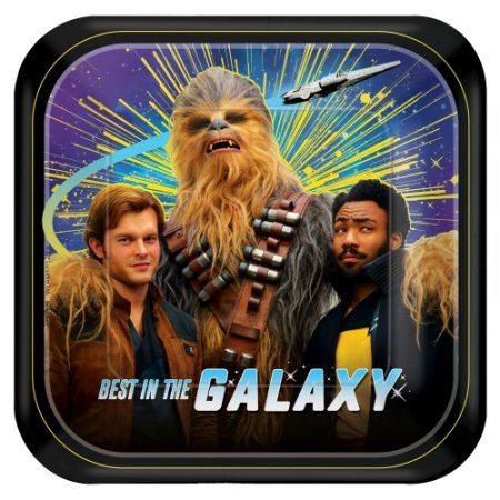 American Greetings Solo: a Star Wars Story Paper Dessert Plates, 8-Count