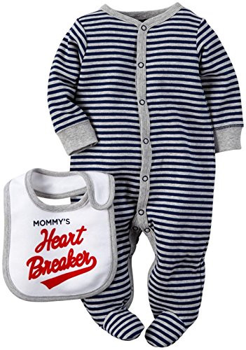 Carter s Baby Boys  2 Piece Valentines Set 119g055  Heather  New Born