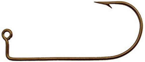 Mustad Aberdeen 90 Bend 1 Extra Strong Short Shank Jig Hook  200 Pack   Bronze  Size 2
