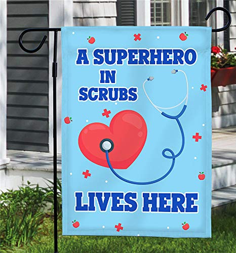 Tamengi Healthcare Workers Garden Flag  Hospital Heroes  Thank You Flag  Support Nurse Flag  Thank You Medical Workers  Doctor Nurse Flag 12 x 18inch