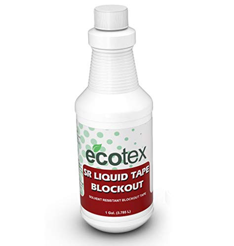 Ecotex SR Liquid Tape Block Out Solvent Resistant Blockout Quart - 32 oz.