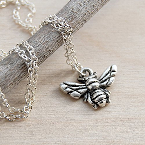 Cute Honey Bee Charm Necklace 