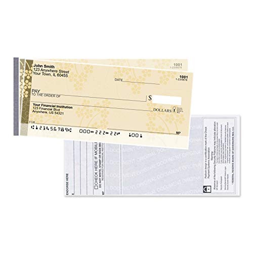 Soft Vines Side Tear Value Priced Personal Checks 1 Box of Duplicates Qty. 100 Soft Vines Side Tear Value Priced Personal Checks 1 Box of Duplicates Qty. 100