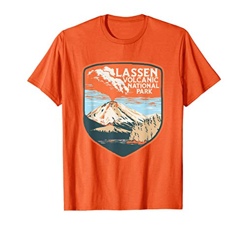 Lassen Volcanic National Park Retro Volcano Graphic T-Shirt Lassen Volcanic National Park Retro Volcano Graphic T-Shirt