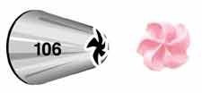Wilton No. 106 Drop Flower Decorating Tip