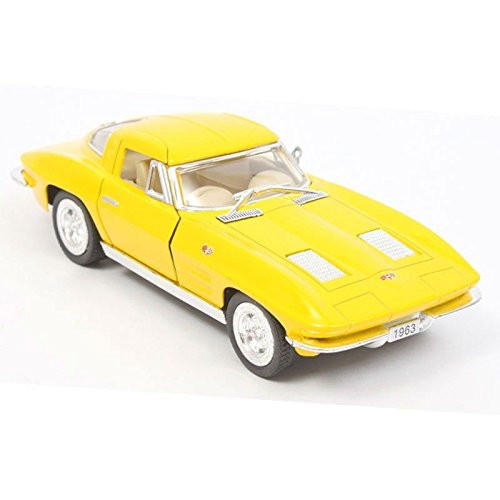 Chevy 1963 Corvette Stingray 1:36 Scale (Yellow)