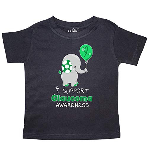 inktastic I Support Glaucoma Awareness Elephant Toddler T-Shirt 2T Black 3a766 inktastic I Support Glaucoma Awareness Elephant Toddler T-Shirt 2T Black 3a766