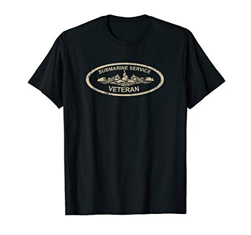 Vintage US Navy Submarine Service Veteran T- Shirt