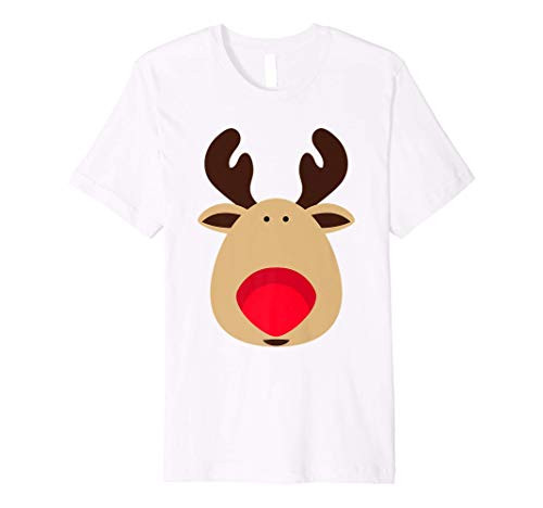 RUDOLPH Red Nose Reindeer T-Shirt   Santa Christmas Shirt