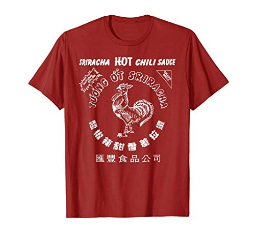Sriracha Official Hot Chili-Sauce Men s Graphic T-Shirt T-Shirt