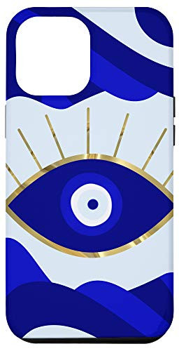 iPhone 12 Pro Max Lava All Seeing Blue Evil Eye Case