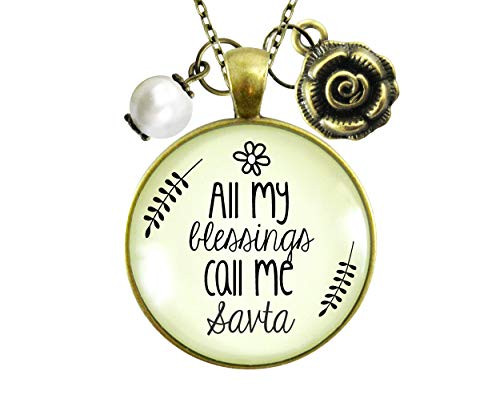 Gutsy Goodness 24 inch Savta Necklace All My Blessings Jewish Hebrew Grandma Gift Jewelry Gutsy Goodness 24 inch Savta Necklace All My Blessings Jewish Hebrew Grandma Gift Jewelry