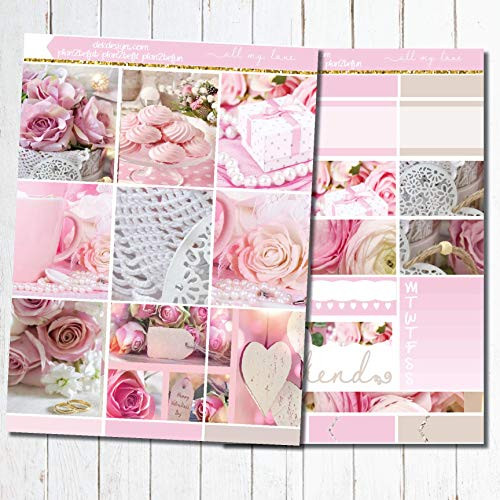 Life Planner Sticker Kit  All My Love  over 250 stickers on premium matte