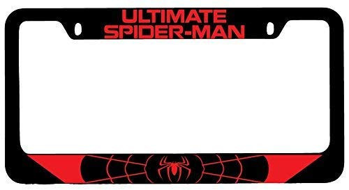 Hopes s Ultimate Spider Man Black Metal License Plate Frame Video Game Theme Super Heroes