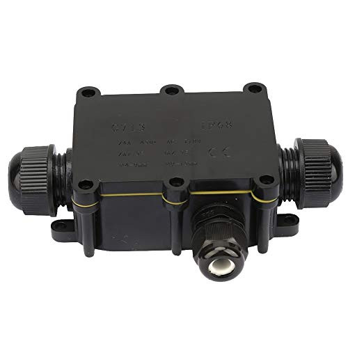 Aeloa IP68 Waterproof Junction Box Electrical Enclosure Cable Connecting Terminal Block  Three-Way