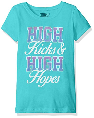 Fifth Sun Big Girls  Inspirational Graphic T-Shirt  Tahiti Blue  Large 10-12