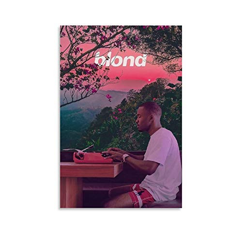 Frank Ocean Sunset Blonded Poster Canvas Art Poster and Wall Art Picture Print Modern Family Bedroom Decor Posters 16x24inch 40x60cm