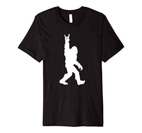 Funny Bigfoot Rock and Roll Tshirt for Sasquatch Believers Premium T-Shirt Funny Bigfoot Rock and Roll Tshirt for Sasquatch Believers Premium T-Shirt