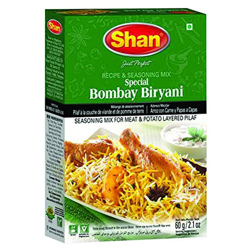 Shan Premium Special Bombay Biryani Masala Recipe  and  Seasoning Mix  Indian Food Spices  pk of 6