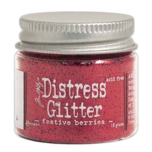 Ranger Tim Holtz Distress Glitter, 1-Ounce, Festive Berries