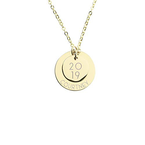 Personalized Graduation Necklace Name Necklace College Graduate Gift High School Women Graduation Grad Class of 2020 Customized Graduation Gift for Her - LCN-NC