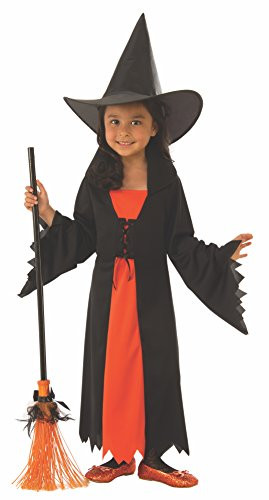 Rubie s Child s Witch Costume  Medium  Black Orange