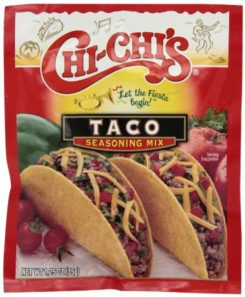 Chi-Chi s Taco Seasoning Mix  1.25-Ounce  Pack of 24