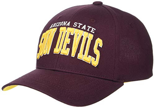 NCAA Arizona State Sun Devils Mens Broadway Cotton Hat  Primary Team Color  Adjustable