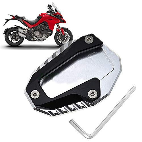 For DUCATI Multistrada 1200 1260 1200S 1200GT 950 Motorcycle Accessories Side Stand Enlarger pad support plate kickstand